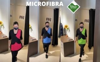Casullas de microfibra tratadas con Teflón antifluidos