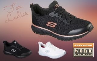 Zapatos de trabajo con toda la comoditat y diseño para el mundo laboral: Squad SR Rosa dorado