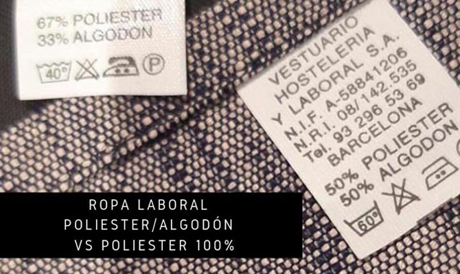 ROPA LABORAL POLIÉSTER/ALGODÓN VS POLIÉSTER 100%