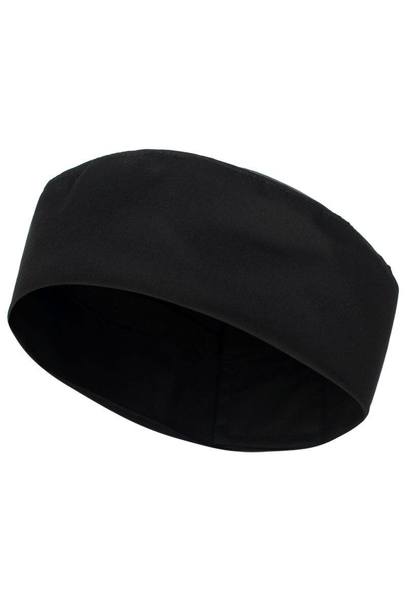 Gorro de cocina Artel redondo color negro ajustable mediante velcro, muy cómodo y práctico