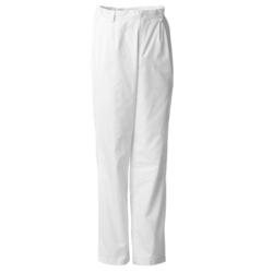 pantalones laborales color blanco con goma