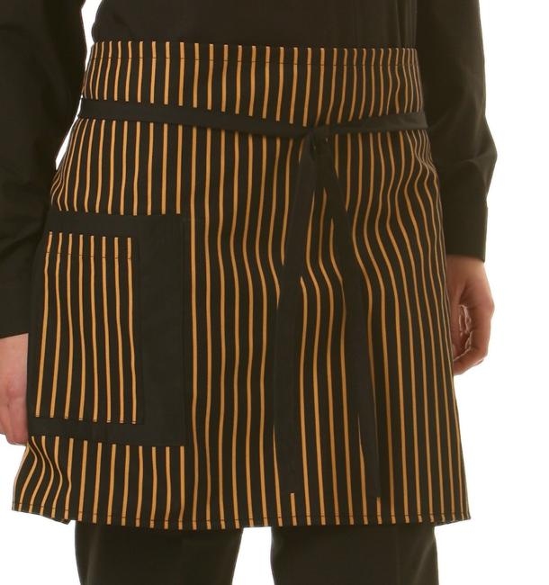 Davantal curt Artel ratllat