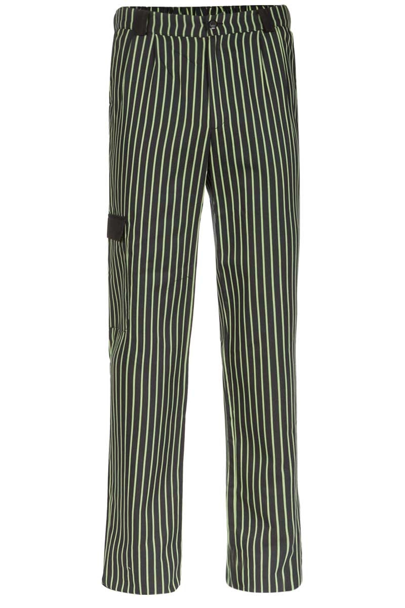 Pantalon de cocina Artel rayado bolsillo lateral