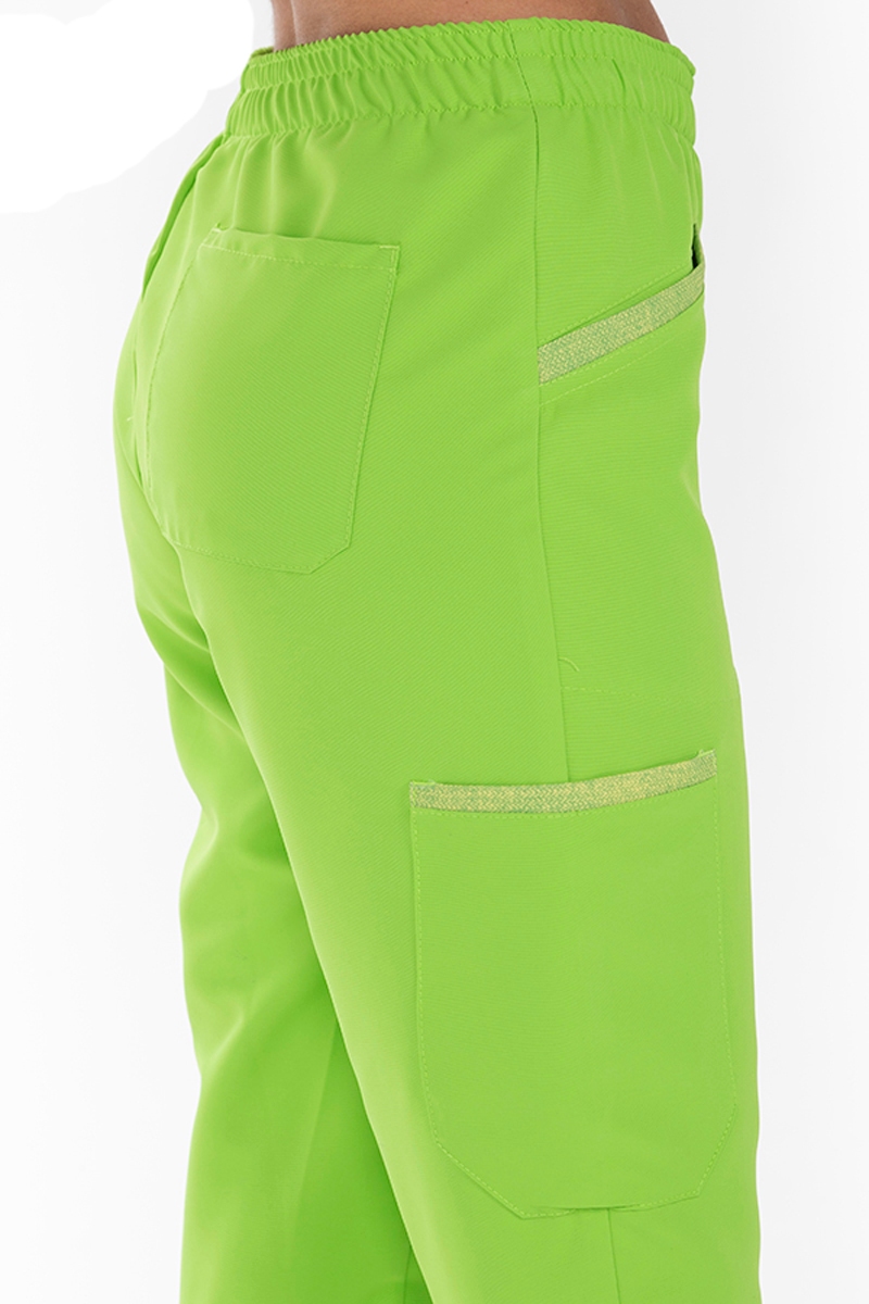 Pantalon polivalente poliester pistacho 3