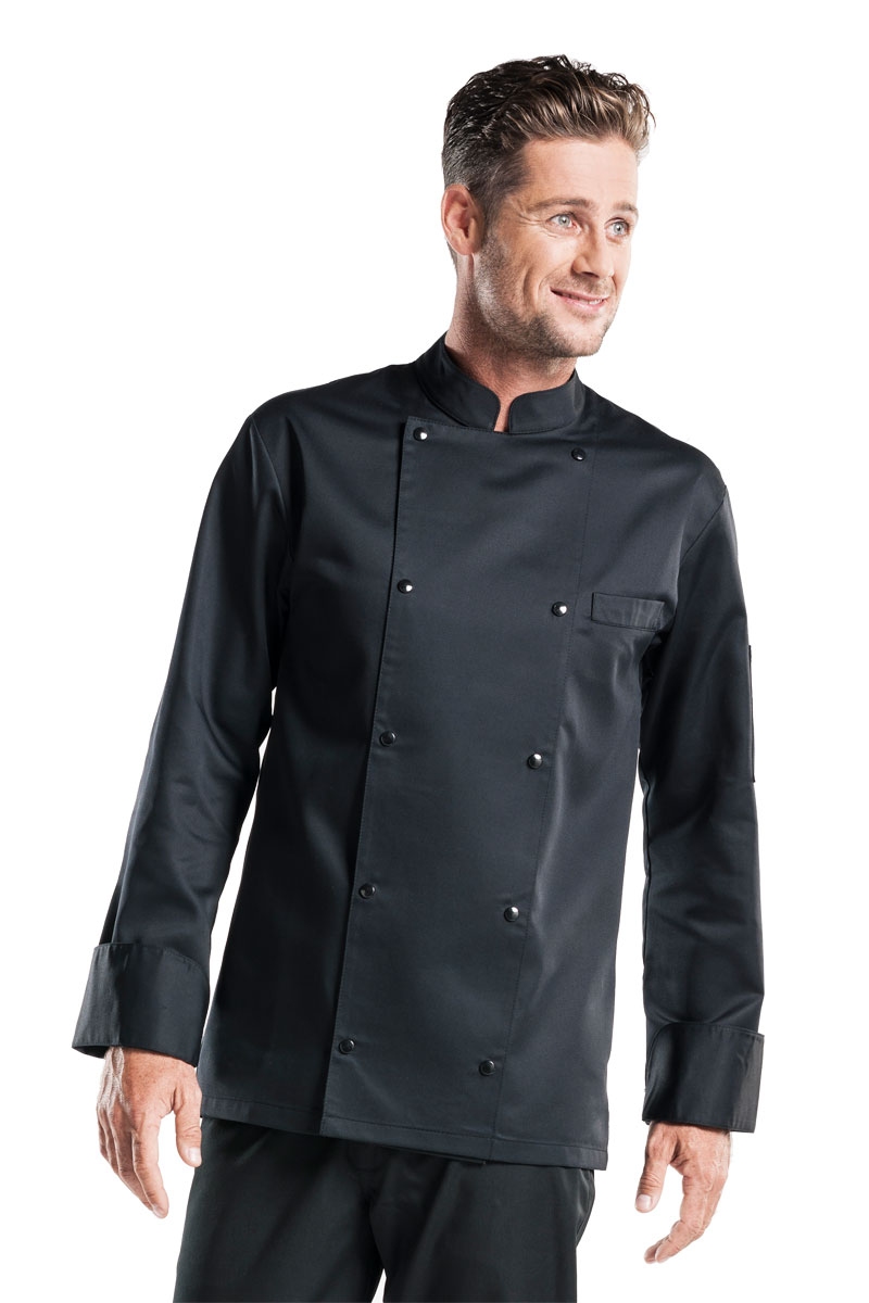 Chaqueta Cocina Chaud Devant Black Roma Espalda Entallada