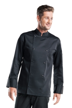 Chaqueta Cocina Chaud Devant Black Roma Espalda Entallada