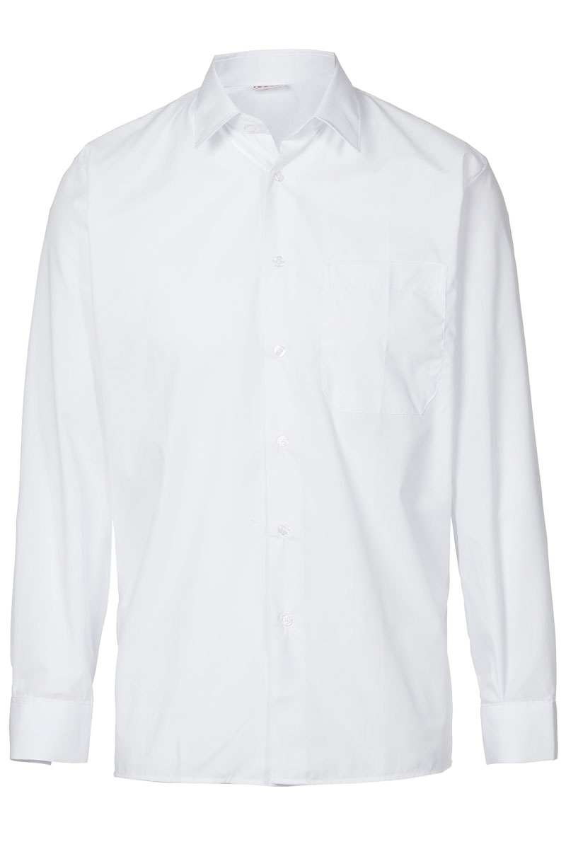 Camisa de trabajo blanca manga larga Artel