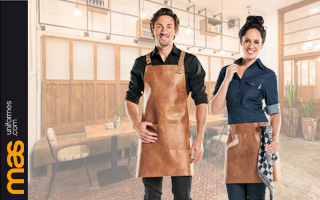 Delantales de piel para gastrobares