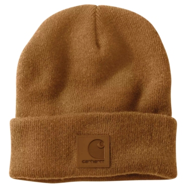 Gorro icónico Carhartt Knit Beanie color BRN para el frío 