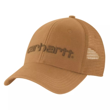 Gorra marrón de lona con parte trasera de malla Carhartt 101195