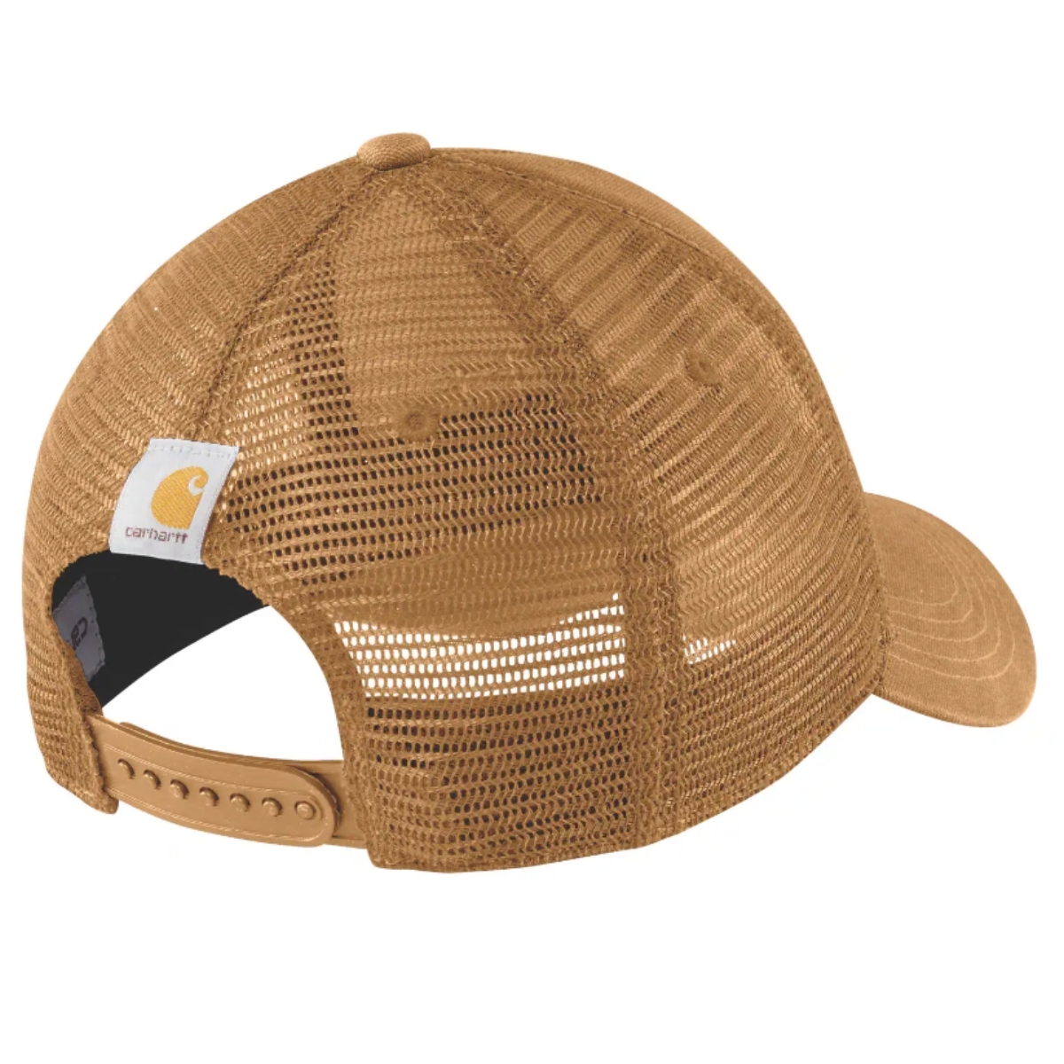 Gorrra marrón claro Carhartt de lona con parte trasera de malla
