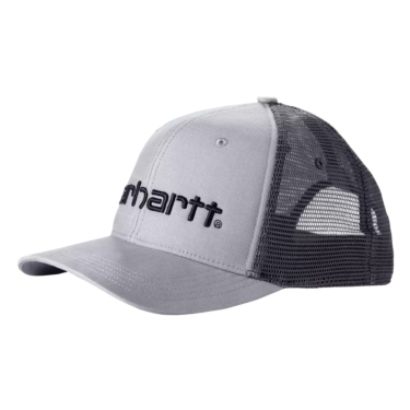 Gorra gris de lona con parte trasera de malla Carhartt 101195