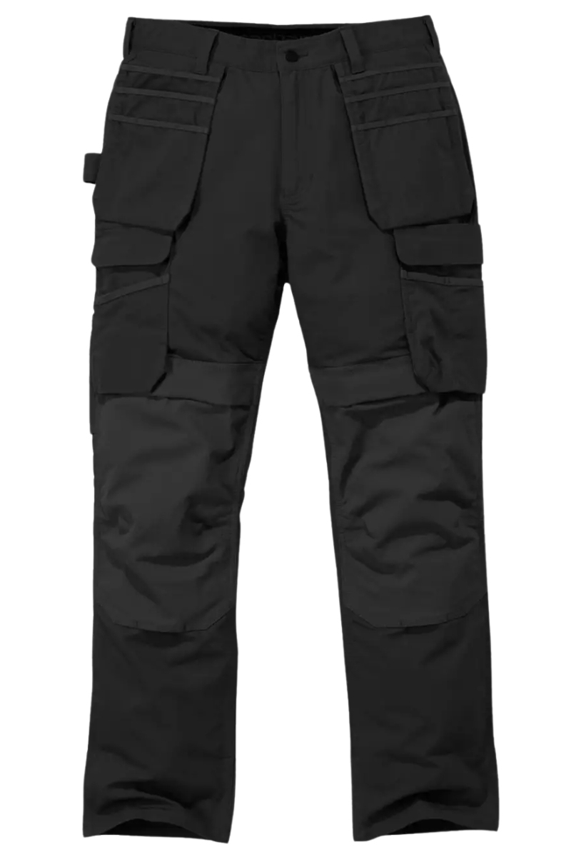 Pantalón de trabajo negro Carhartt tejido muy resistente 103337