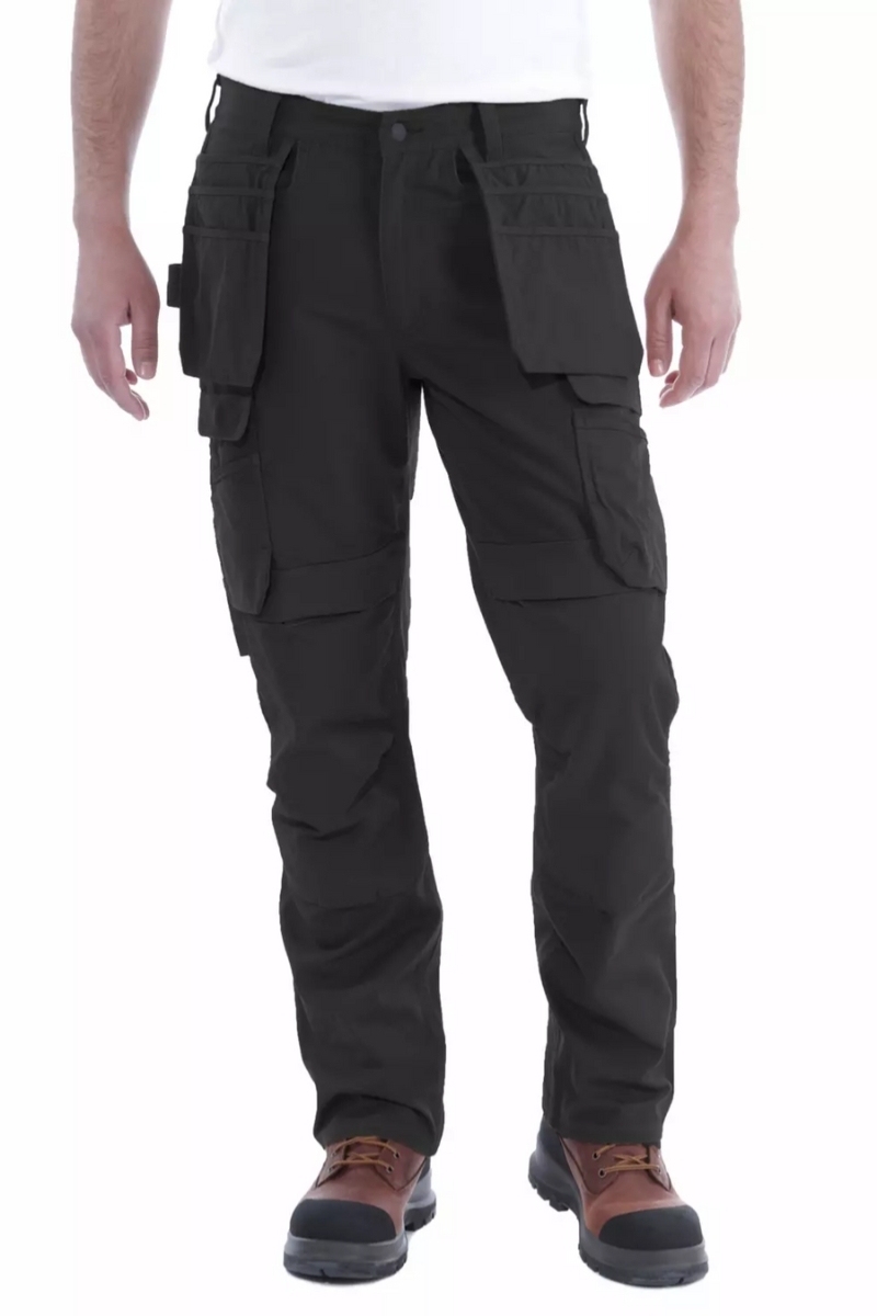 Pantalón de trabajo negro Carhartt tejido muy resistente