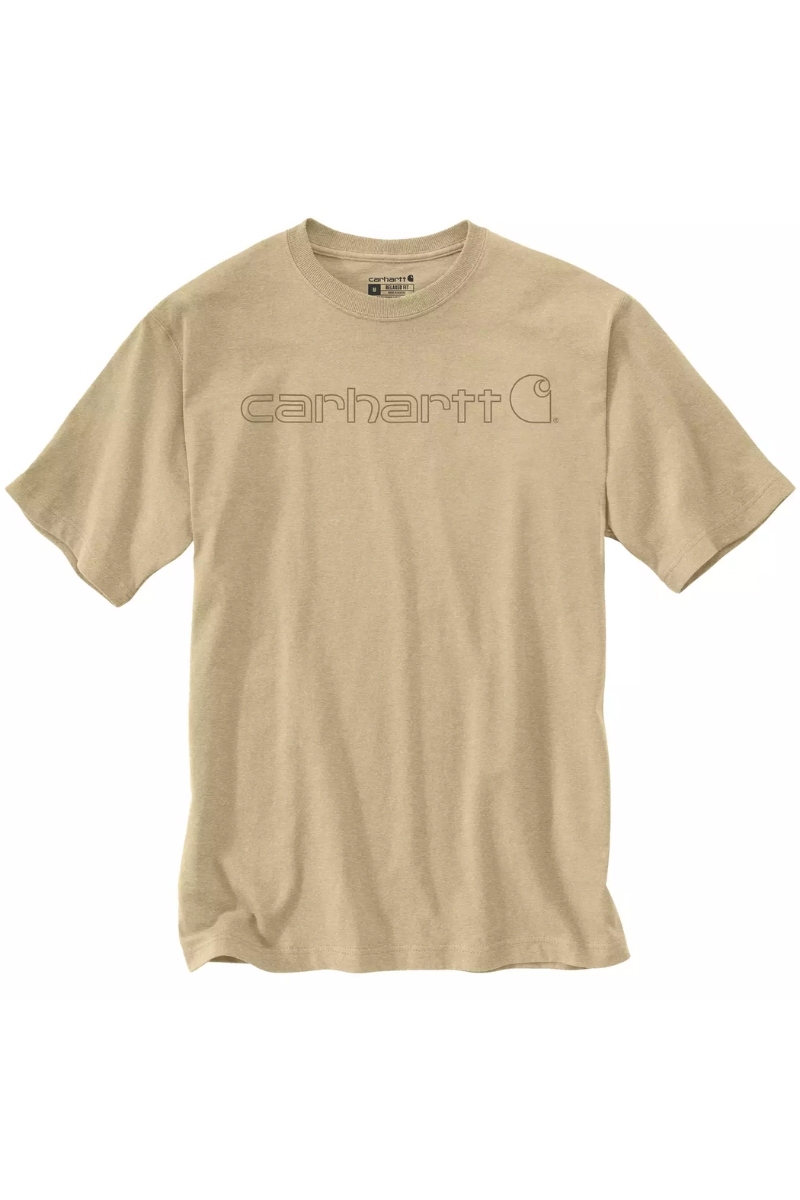 Camiseta color beach heather core logo Carhartt gruesa 103361 col. A36