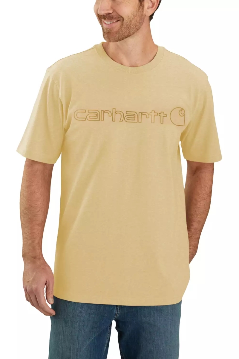 Camiseta Carhartt manga corta con logo en el pecho