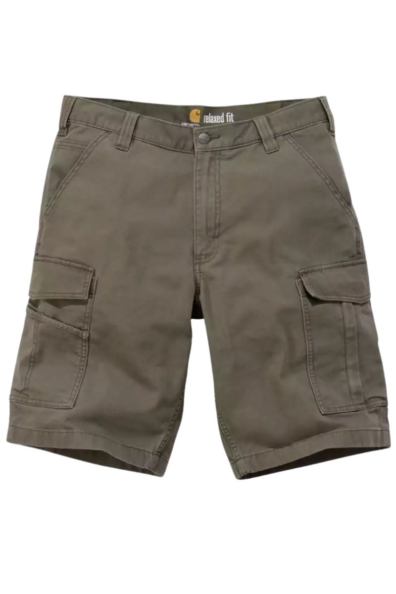 Bermuda multibolsillos verde khaki Carhartt Rugged Flex 103542