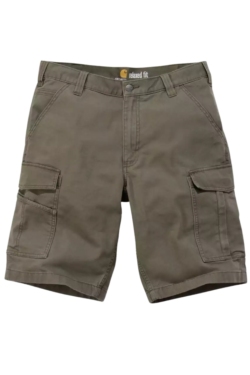 Bermuda multibolsillos verde khaki Carhartt Rugged Flex 103542