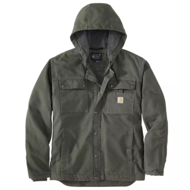 Relaxed Fit Washed Duck Sherpa-Lined Utility Jacket Carhartt col. MOS