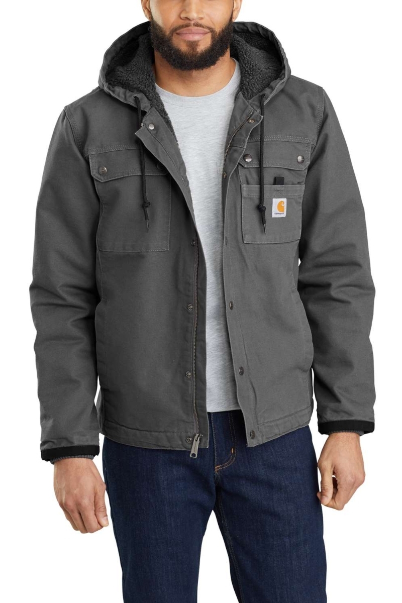 Parka army Carhartt acolchada de borreguillo