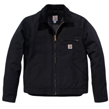 Jaqueta negra Carhartt Detroit Jacket Duck Blanket Lined