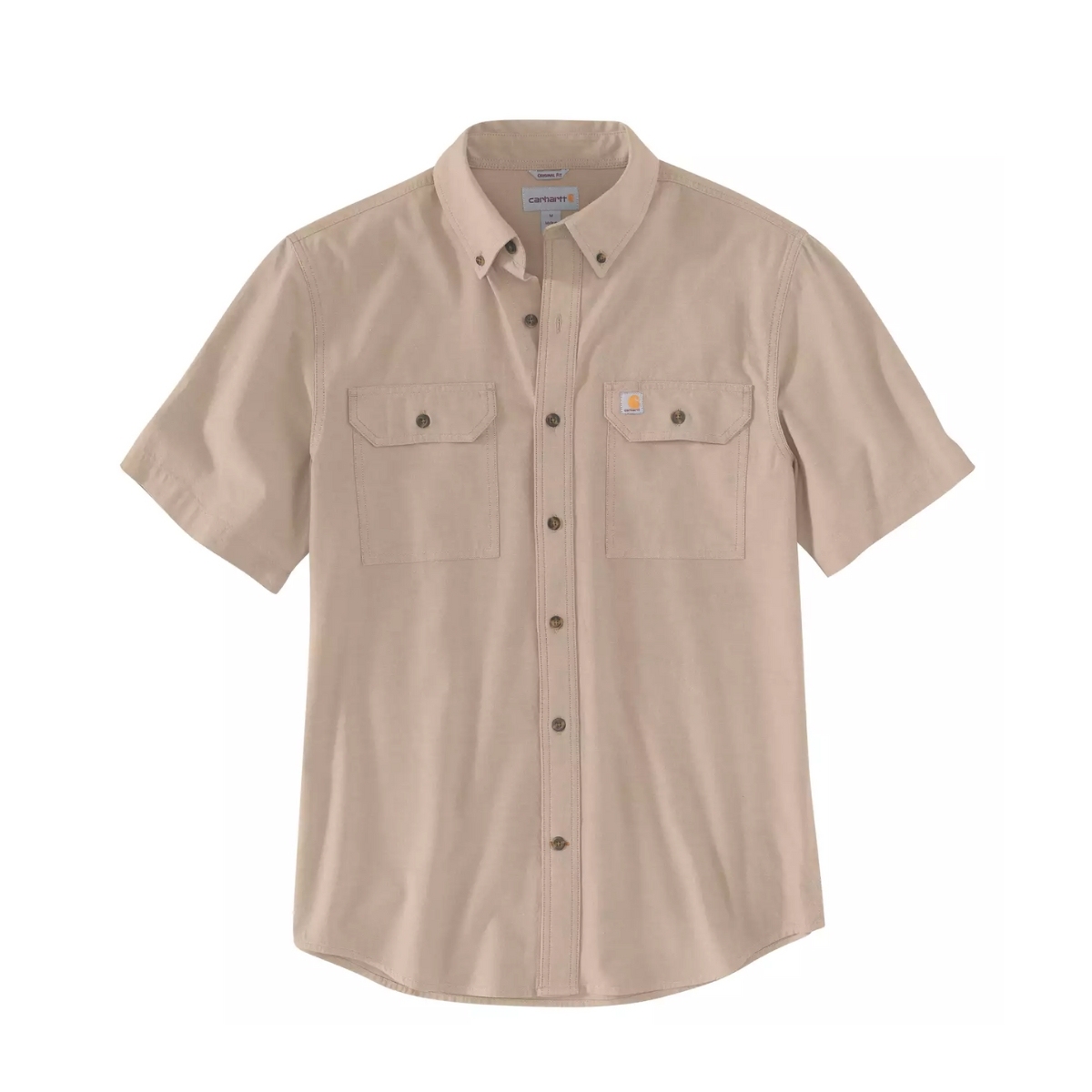 Camisa arena Carhartt de hombre manga corta dos bolsillos 104369