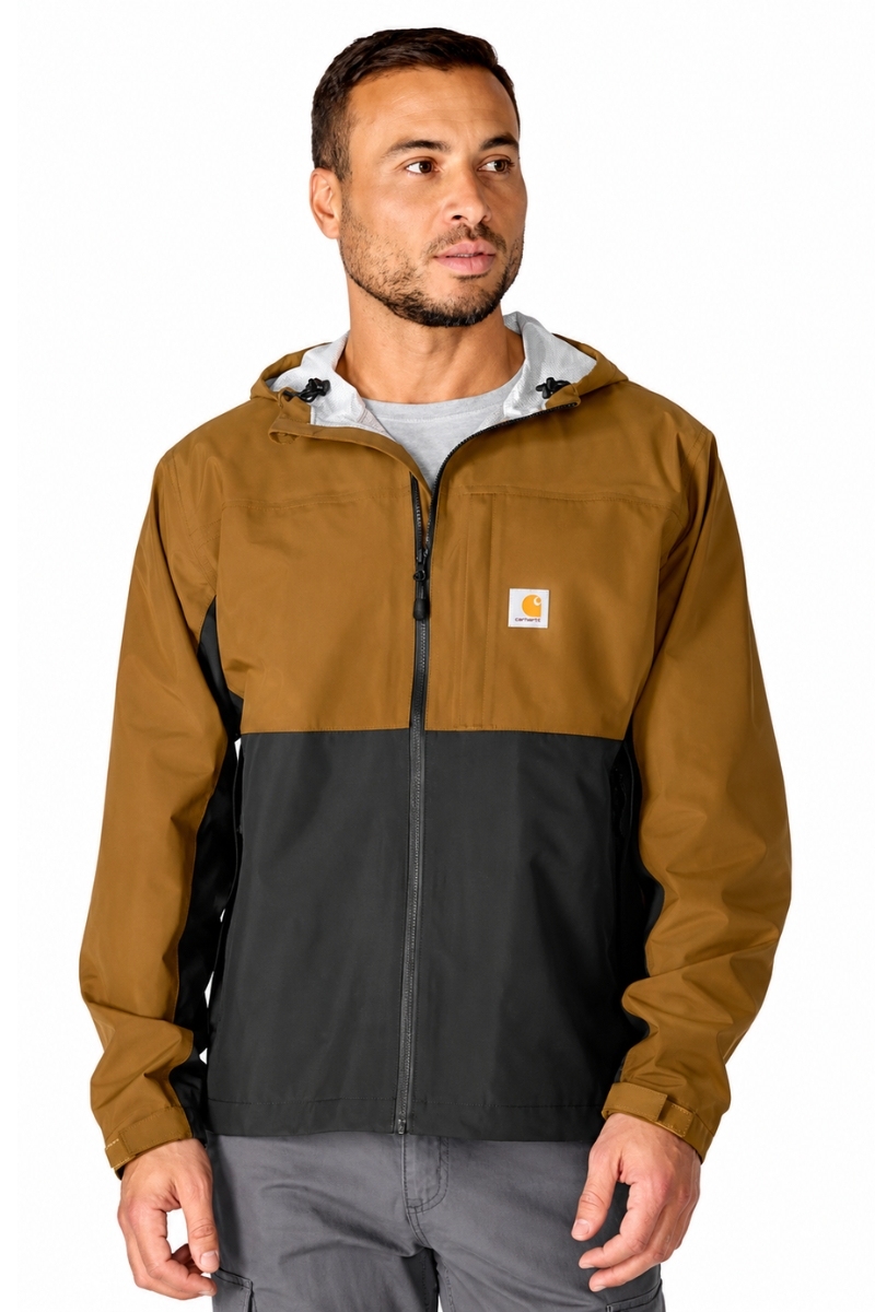 Jaqueta impermeable bicolor amb caputxa Carhartt Monterey 1