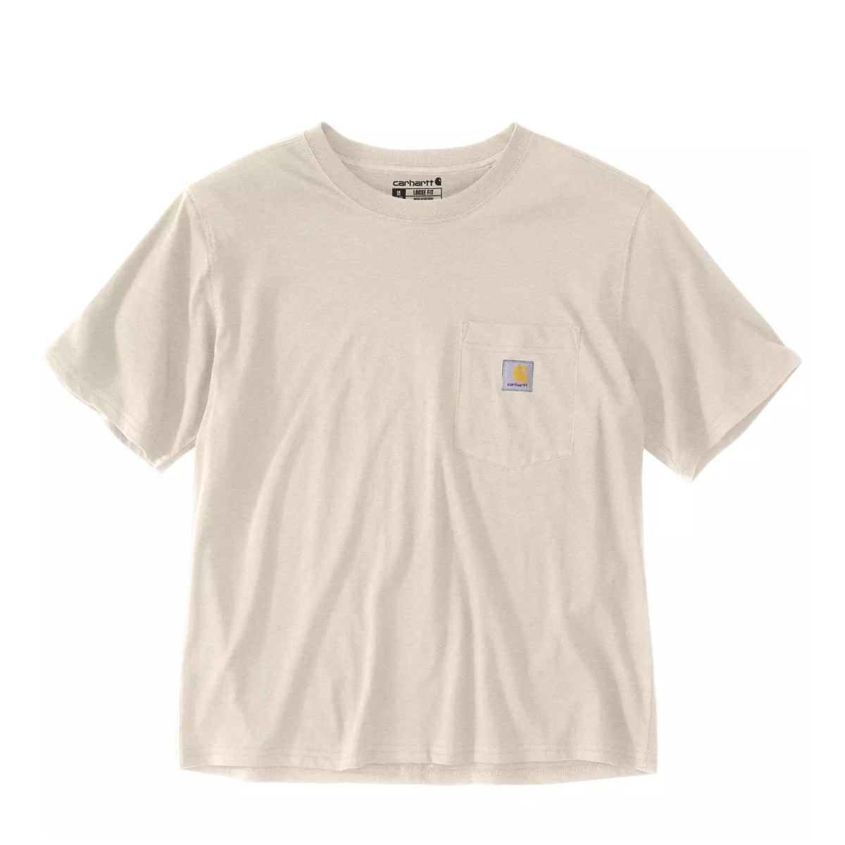Samarreta de dona Carhartt color crema amb butxaca 106122