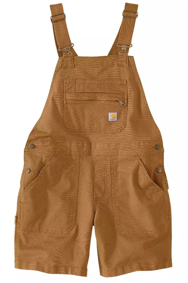 Peto mujer marrón Carhartt tejido resistente Rugged Flex 106197