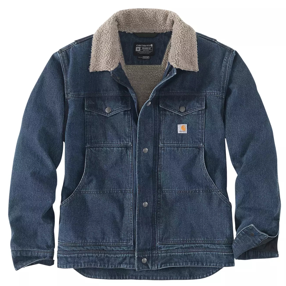Chaqueta vaquera Carhartt acolchada de borreguillo 106323