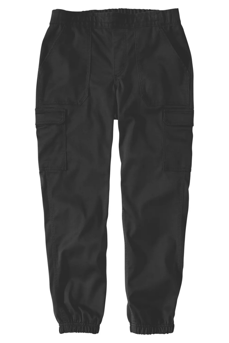 Pantalón Carhartt de mujer negro tipo jogger de Tencel