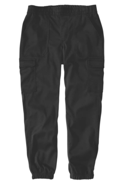 Pantalón Carhartt de mujer negro tipo jogger de Tencel