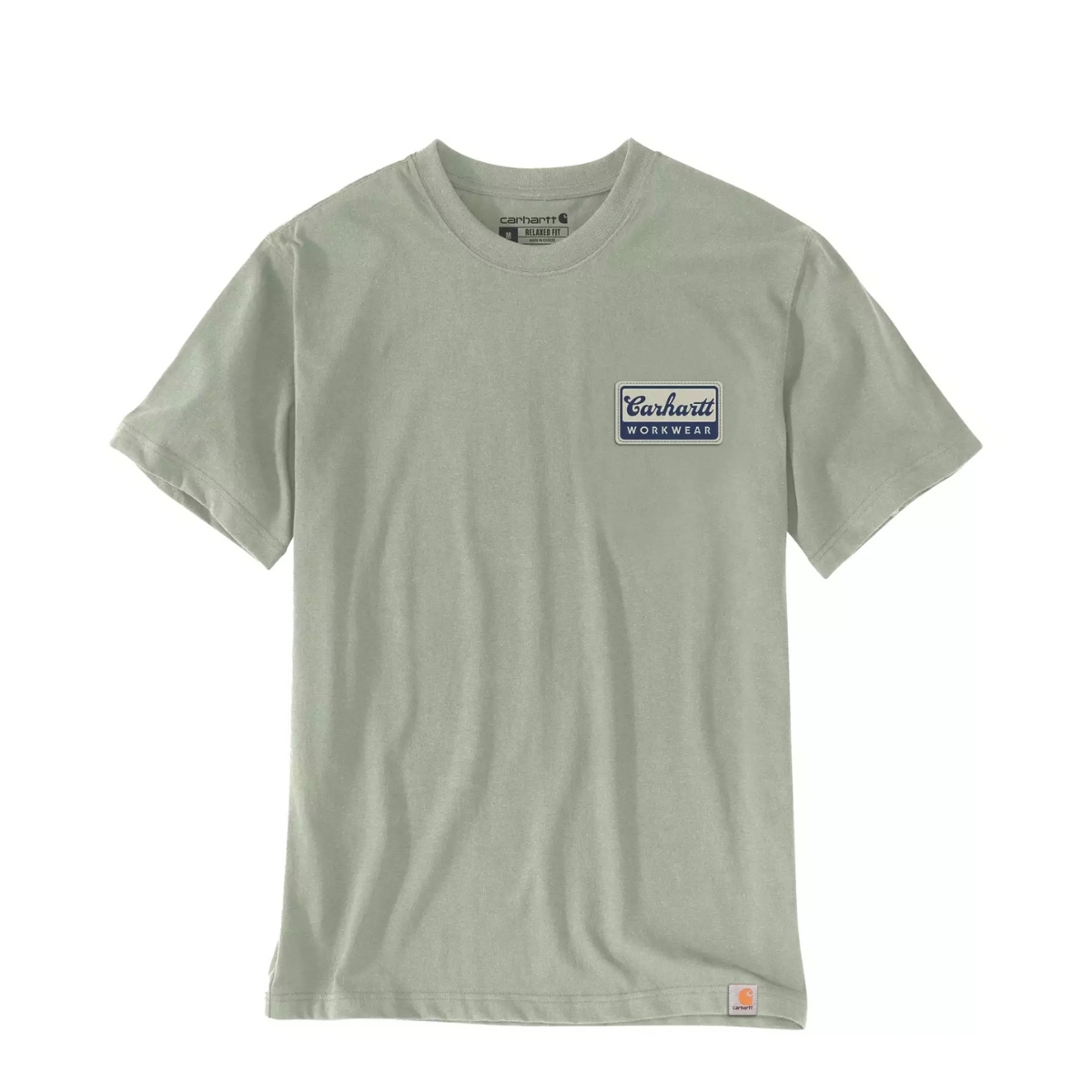 Camiseta verde sage con parche en el pecho Carhartt Workwear 106764