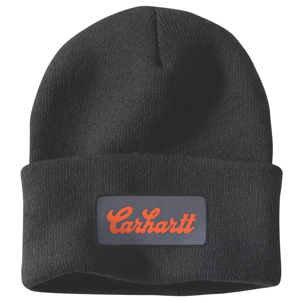 Gorro Carhartt negre logo amb pegat frontal 107007