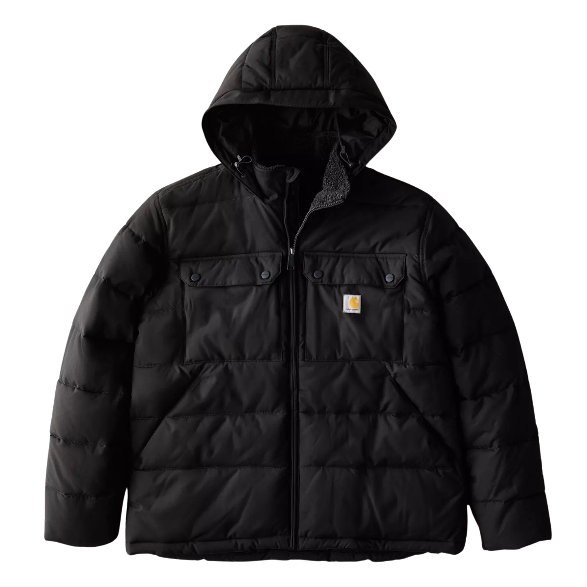 Chaqueta acolchada negra Montana Loose Fit Carhartt 107082