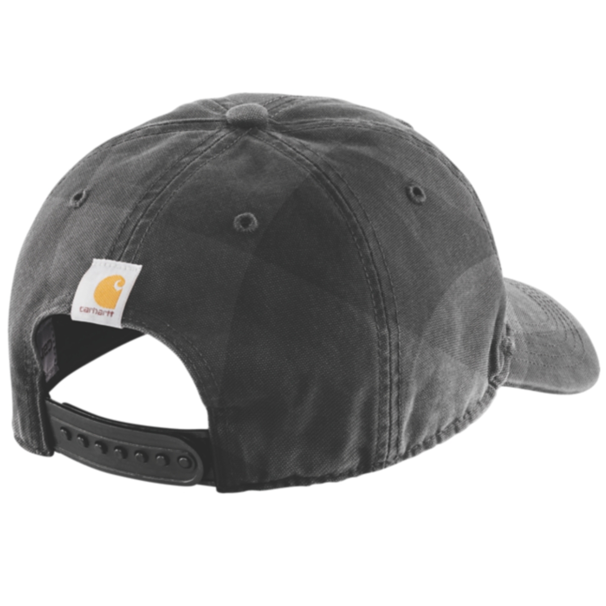 Gorra Carhartt de franela a cuadros con etiqueta de piel sintética