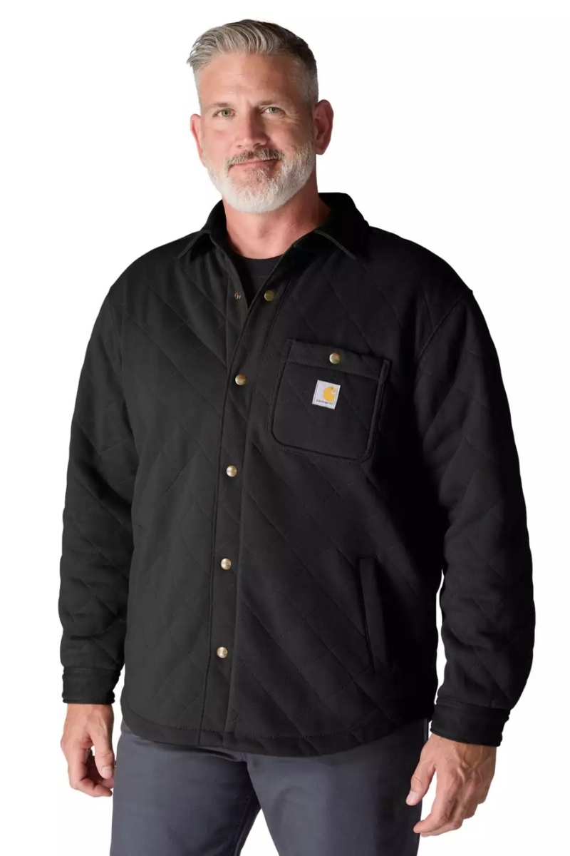 Chaqueta camisa acolchada negra Carhartt