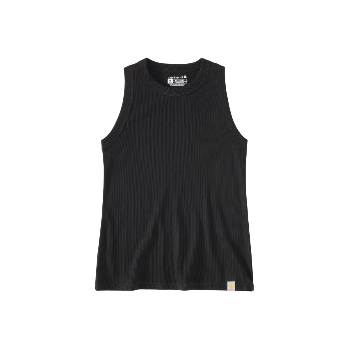 Camiseta de tirantes de mujer color negro Carhartt 107481