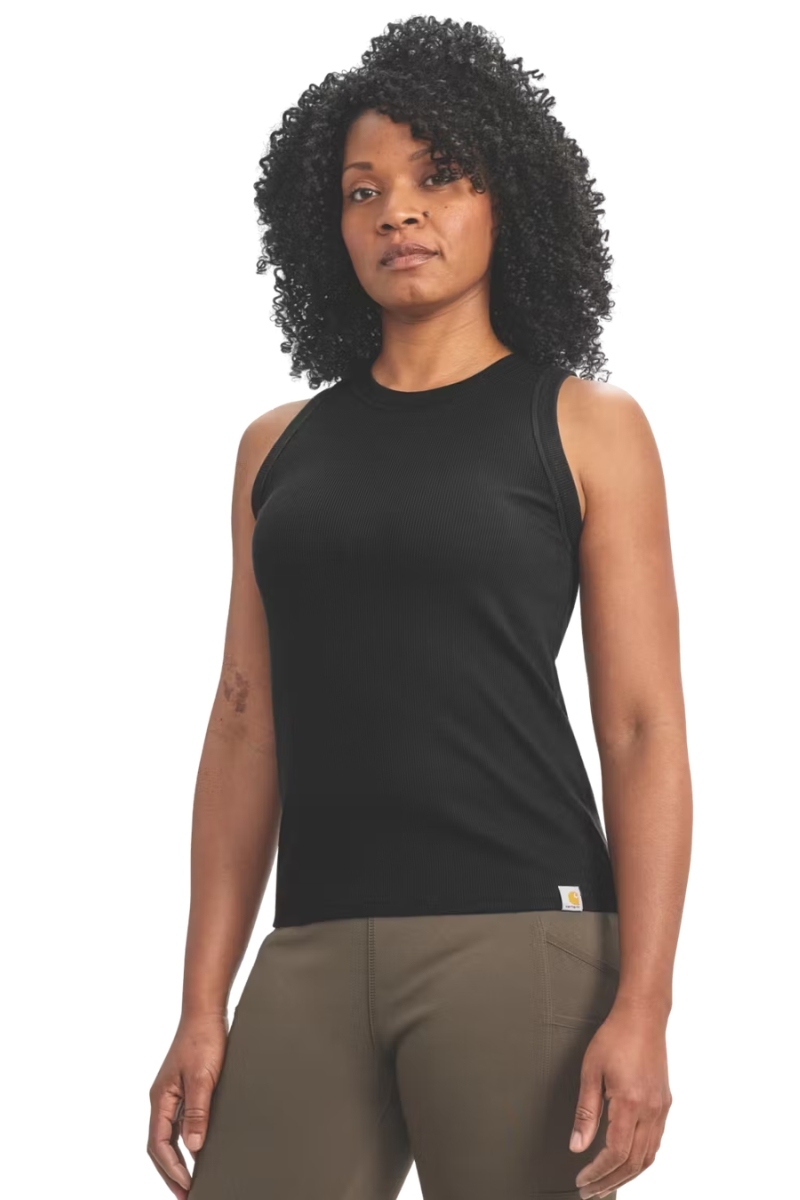 Camiseta de mujer Carhartt de tirantes negra