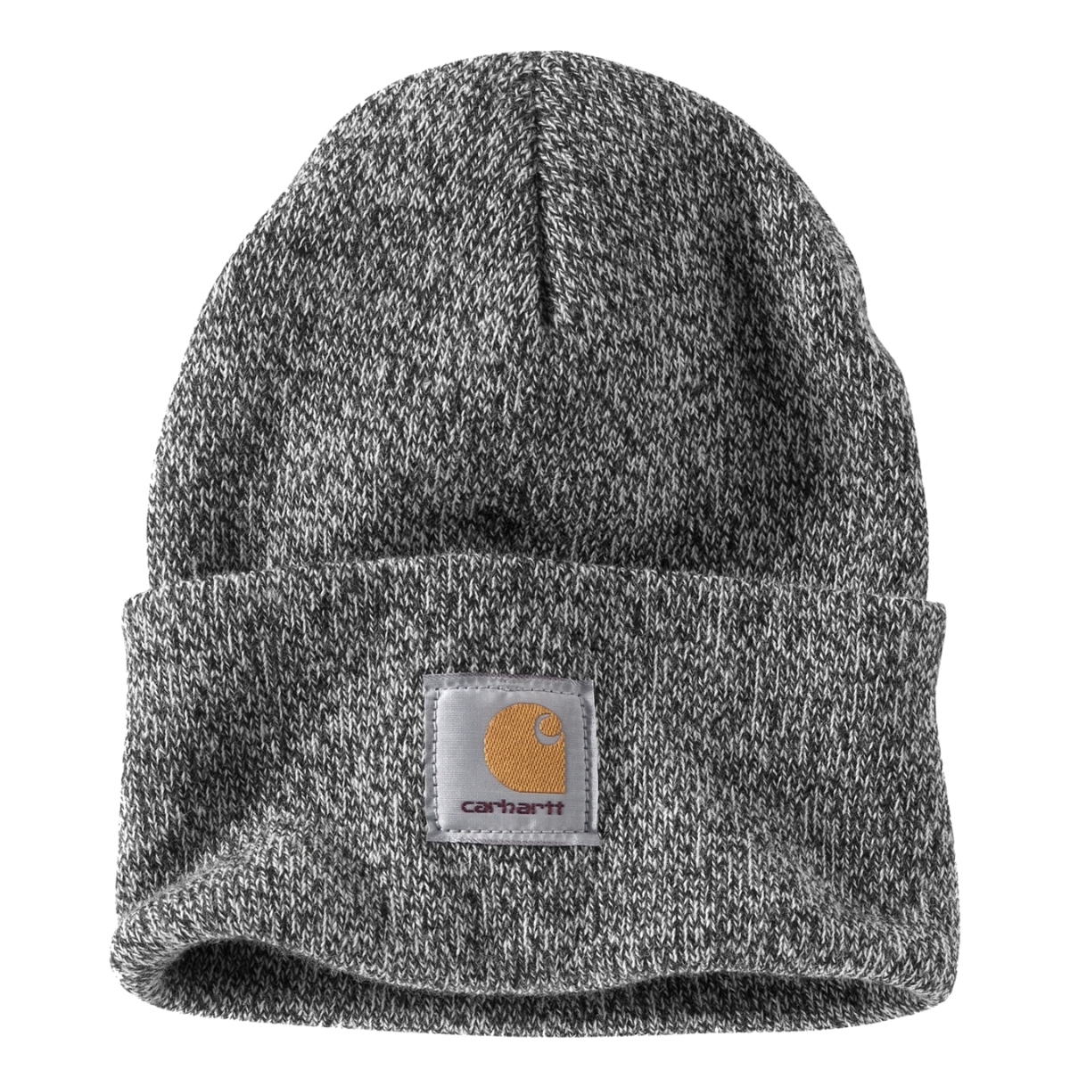 Gorro Carhartt A18 Knit Cuffed Beanie Masuniformes jaspeado blanco/negro