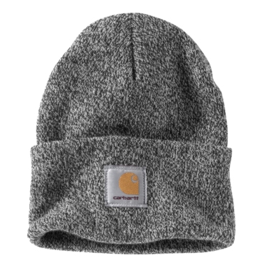 Gorro Carhartt A18 Knit Cuffed Beanie Masuniformes jaspeado blanco/negro