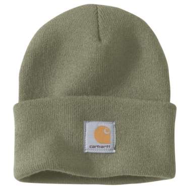 Gorro Carhartt A18 Knit Cuffed Beanie col. dusty olive