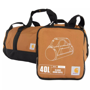 Bolsa marrón Carhartt 40L, resistente y repelente al agua B0000500