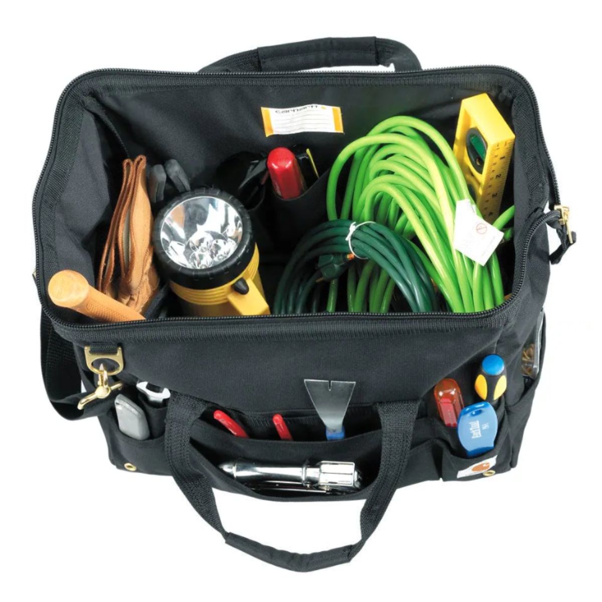 Bolsa de herramientas negra Carhartt, resistente e impermeable