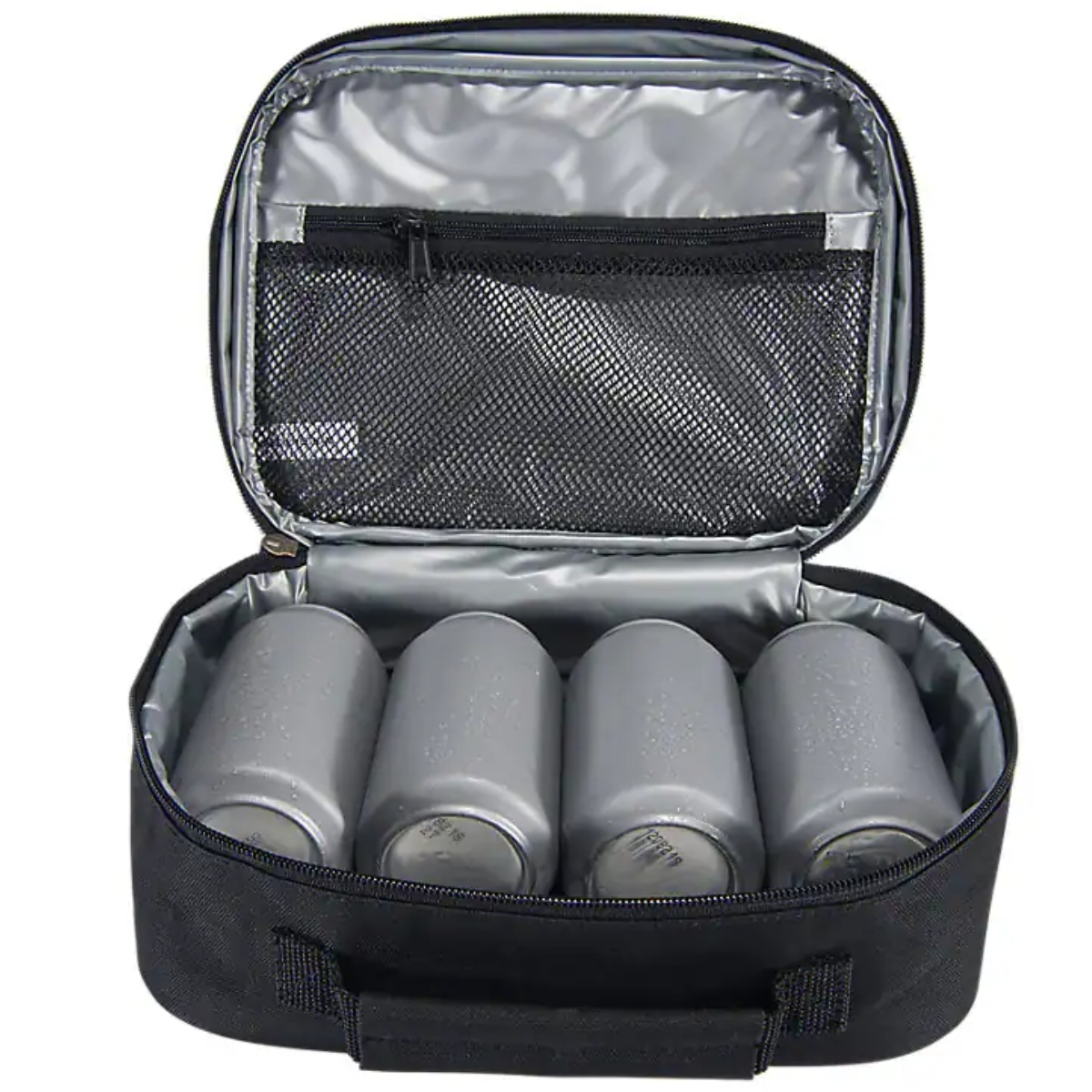 Fiambrera negra, resistente e impermeable