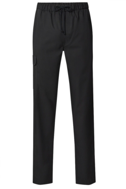 pantalon de cocinero negro baggy en mas uniformes