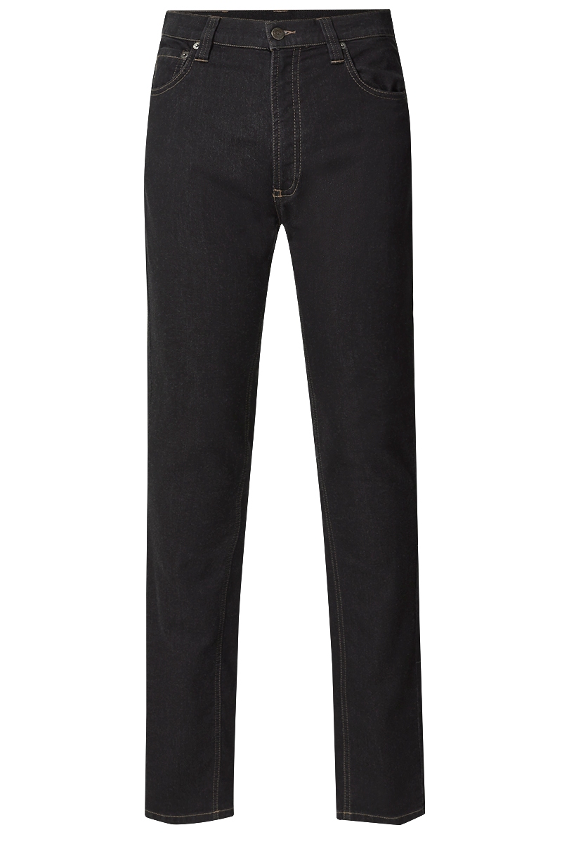 pantaló slim negre d'home