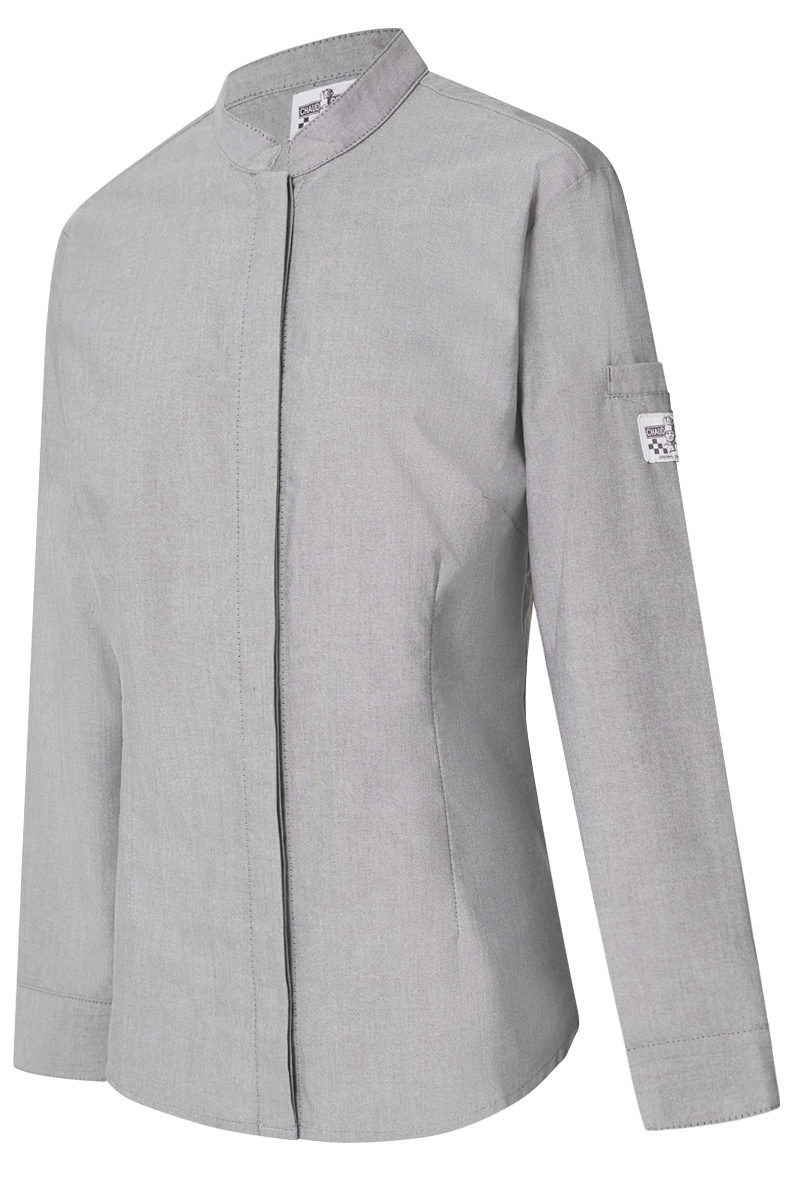 Chaqueta chef estilo nórdico color gris