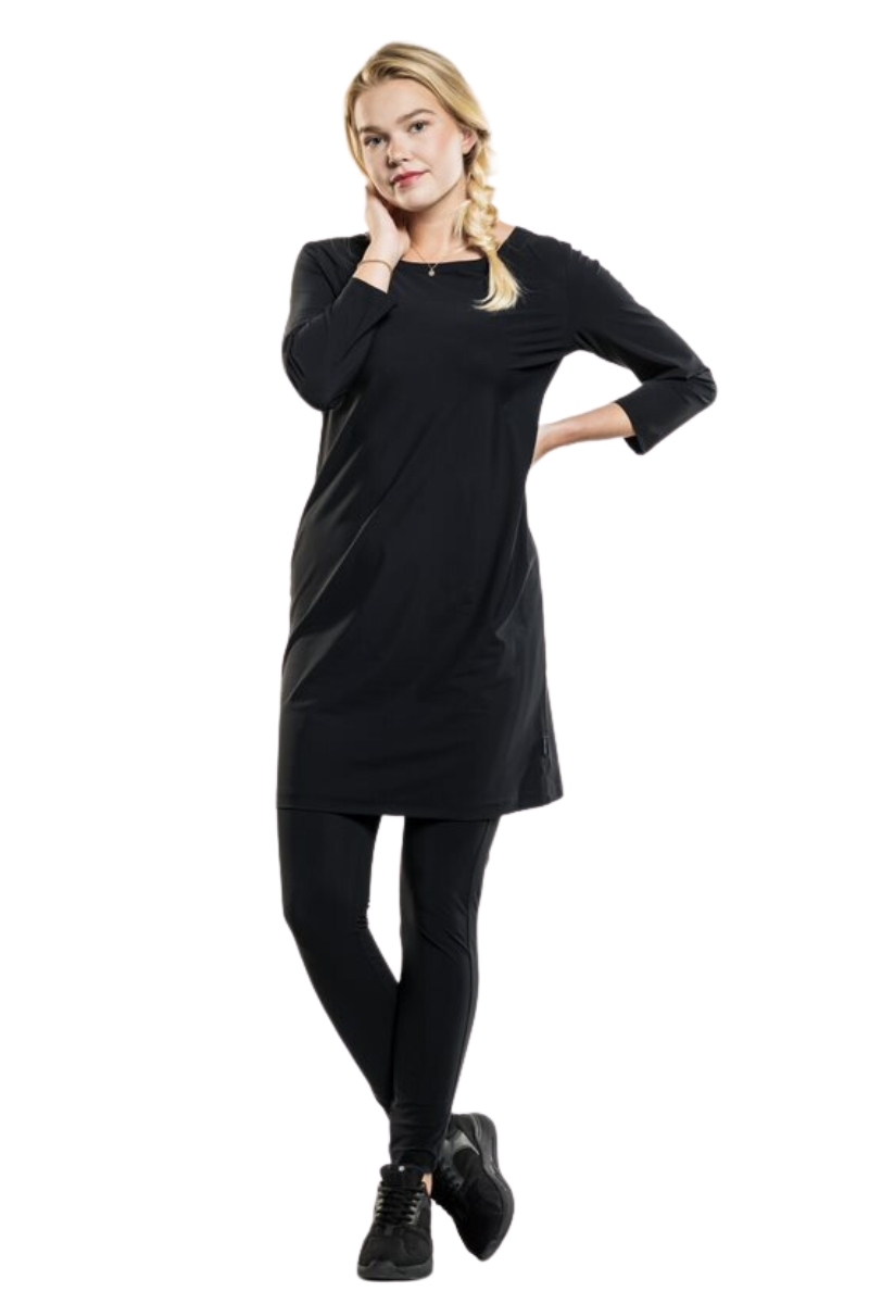 Vestido Chaud Devant Anise Black Sense