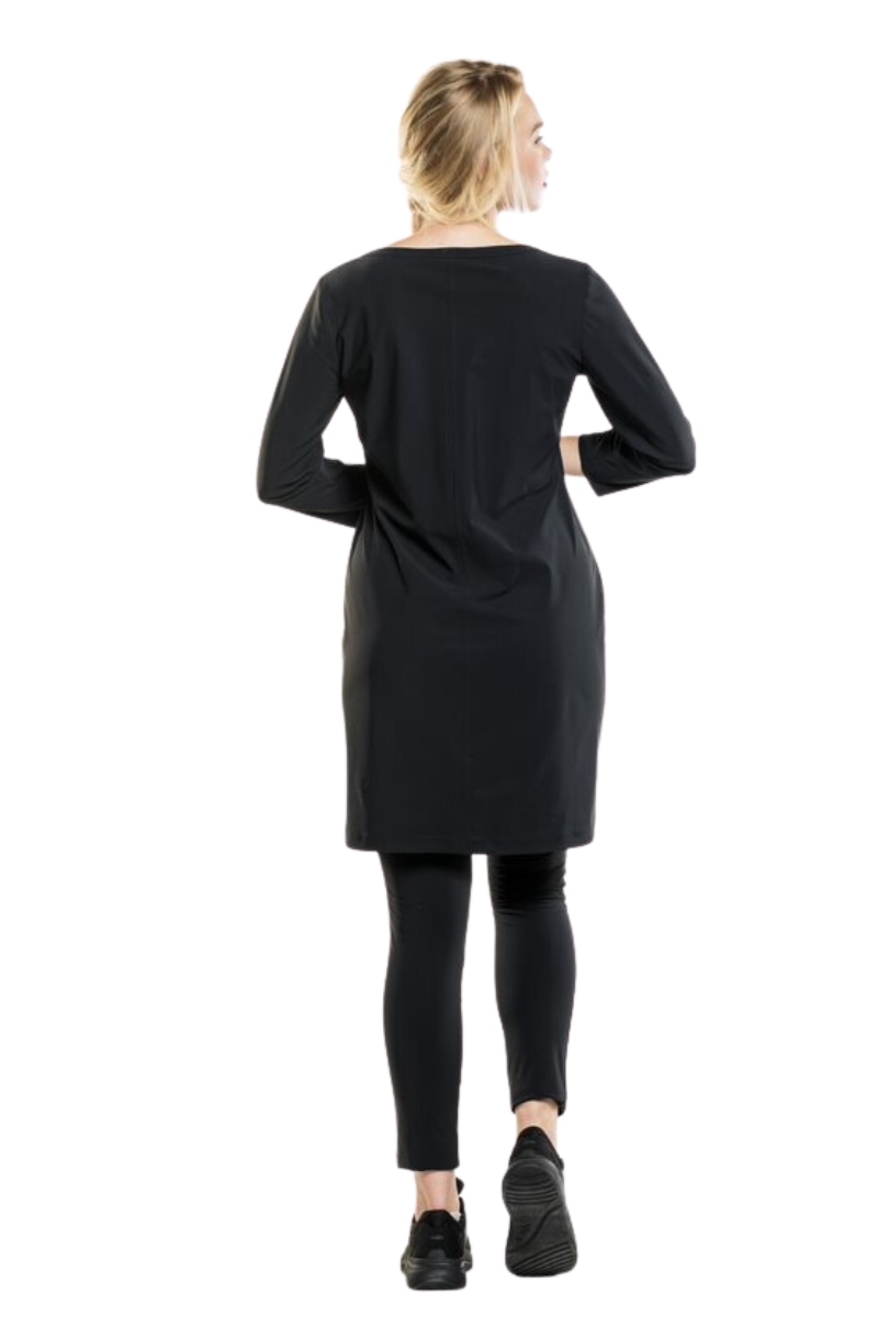 Vestido Chaud Devant Anise Black Sense